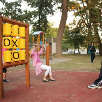 A Turisztikai Egyesület pályázatából megvalósult játszótér átadása