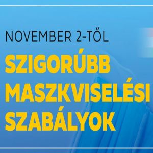 November 2-tól szigorodnak a maszkviselési szabályok
